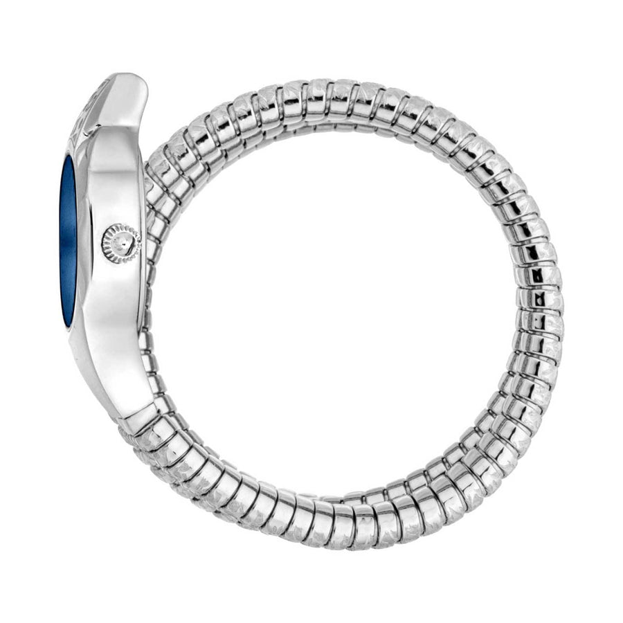 Just Cavalli Ravenna Blue Dial Silver Steel Strap Watch for Women - JC1L271M0015