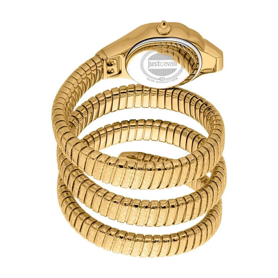 Just Cavalli Ravenna Gold Dial Gold Steel Strap Watch for Women - JC1L271M0025
