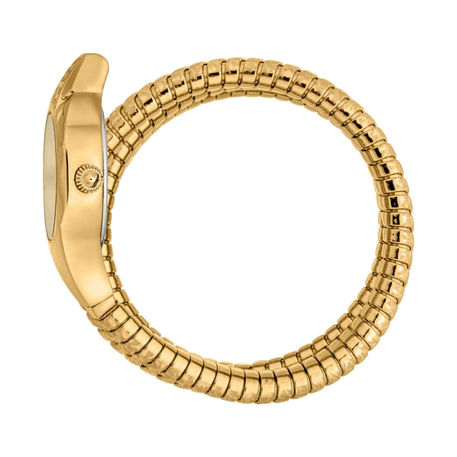 Just Cavalli Ravenna Gold Dial Gold Steel Strap Watch for Women - JC1L271M0025