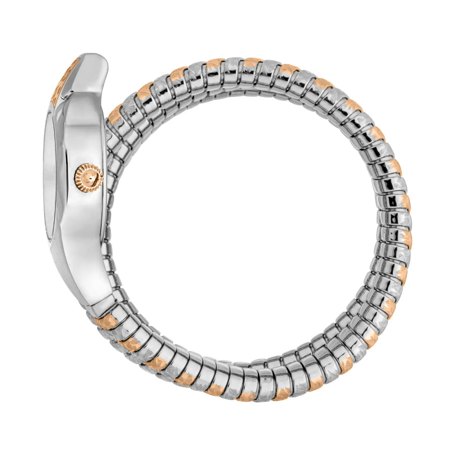 Just Cavalli Ravenna Silver Dial Two Tone Steel Strap Watch for Women - JC1L271M0065
