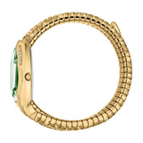 Just Cavalli Taglio Green Dial Gold Steel Strap Watch for Women - JC1L226M0035