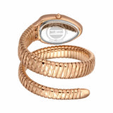 Just Cavalli Taglio Green Dial Rose Gold Steel Strap Watch for Women - JC1L225M0065