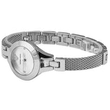 Emporio Armani Quartz Silver Dial Silver Steel Strap Watch For Women - AR7361