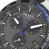 Tissot T Race Cycling Black Dial Two Tone Rubber Strap Watch For Men - T111.417.37.441.06