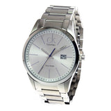 Calvin Klein Bold Silver Dial Silver Steel Strap Watch for Men - K2246120