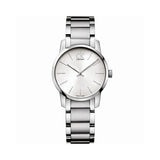 Calvin Klein City Silver Dial Silver Steel Strap Watch for Women - K2G23126