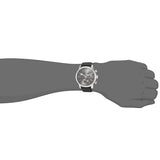 Calvin Klein City Chronograph Black Dial Black Leather Strap Watch for Men - K2G271C3