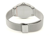 Calvin Klein Minimal Silver Dial Silver Mesh Bracelet Watch for Men - K3M2112Z