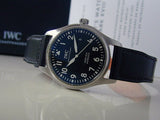 IWC Pilot's Mark XVIII 40mm Black Dial Black Leather Strap Watch for Men - IW327001