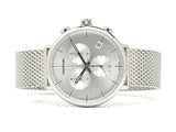 Calvin Klein High Noon Silver Dial Silver Mesh Bracelet Watch for Men - K8M27126