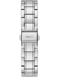 Guess Solstice Diamonds Silver Dial Silver Steel Strap Watch for Women - GW0403L1