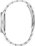 Guess Solstice Diamonds Silver Dial Silver Steel Strap Watch for Women - GW0403L1