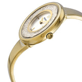 Swarovski Crystalline Bracelet White Dial Gold Steel Strap Watch for Women - 5269253