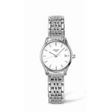 Longines Lyre Classico 25mm White Dial Silver Stainless Steel Watch for Women - L4.259.4.12.6