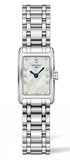 Longines Dolcevita Diamonds Mother of Pearl Dial Silver Steel Strap Watch for Women - L5.258.4.87.6