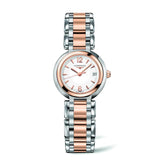 Longines PrimaLuna Quartz White Dial Two Tone Steel Strap Watch for Women - L8.110.5.16.6