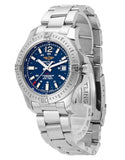 Breitling Colt Automatic 44mm Blue Dial Silver Steel Strap Mens Watch - A1738811/C906/173A