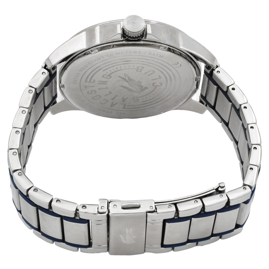 Lacoste Capbreton Blue Dial Silver Steel Strap Watch for Men - 2010944