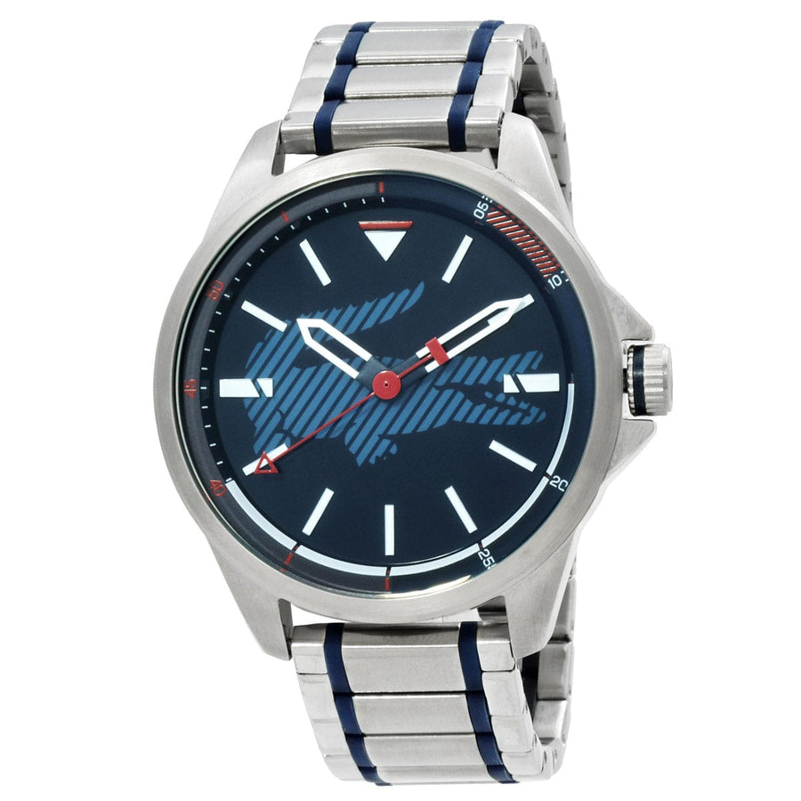 Lacoste Capbreton Blue Dial Silver Steel Strap Watch for Men - 2010944
