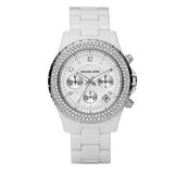 Michael Kors Runway White Dial White Steel Strap Watch for Women - MK5188