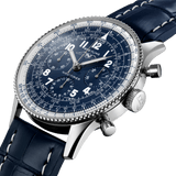 Breitling Navitimer 1959 Edition Blue Dial Blue Leather Strap Watch for Men - LB0910211C1P1