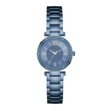 Guess Park Ave Analog Quartz Blue Dial Blue Steel Strap Watch For Women - W0767L4