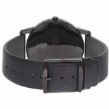 Calvin Klein City Quartz Black Dial Black Leather Strap Watch for Men - K2G2G4C1