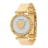 Versace Palazzo Empire Greca White Dial Gold Mesh Bracelet Watch for Women - VEDV00619