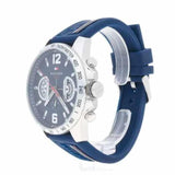 Tommy Hilfiger Decker Blue Dial Blue Rubber Strap Watch for Men - 1791476