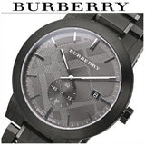 Burberry The City Black Dial Black Steel Strap Watch for Men - BU9902