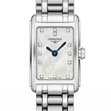 Longines Dolcevita Diamonds Mother of Pearl Dial Silver Steel Strap Watch for Women - L5.258.4.87.6
