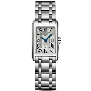 Longines Dolcevita White Dial Silver Steel Strap Watch for Women - L5.258.4.71.6