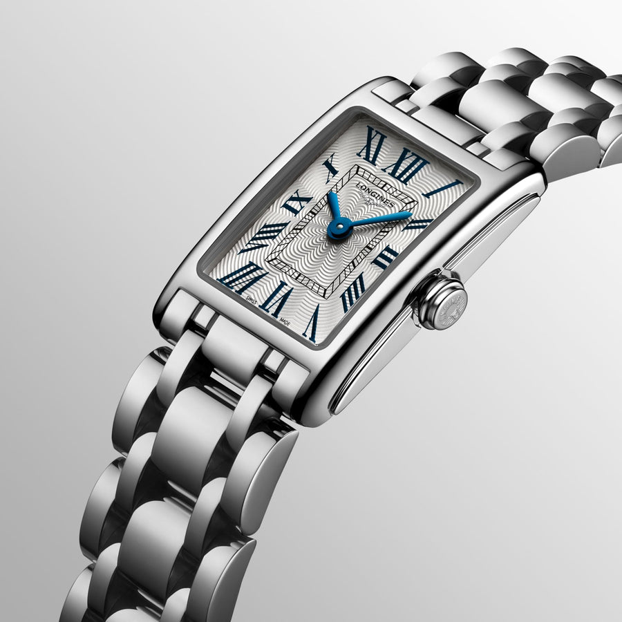 Longines Dolcevita White Dial Silver Steel Strap Watch for Women - L5.258.4.71.6
