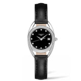 Longines Equestrian Arche Quartz Diamond Black Dial Watch for Women - L6.136.0.57.0