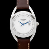 Longines Equestrian Mother of Pearl Dial Brown Leather Strap Watch for Women - L6.136.4.87.2