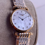 Longines La Grande Classique De Longines Diamonds Mother of Pearl Dial Two Tone Mesh Bracelet  Watch for Women - L4.209.1.97.7