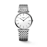 Longines La Grande Classique De Longines Silver Dial Silver Steel Strap Watch for Women - L4.755.4.72.6