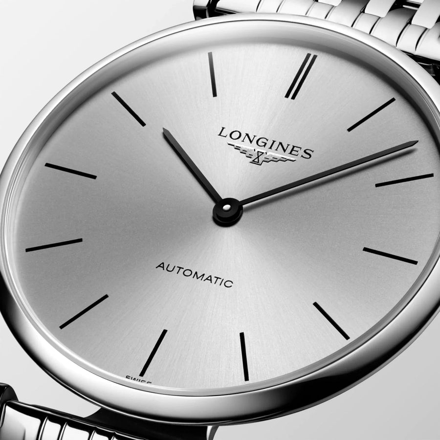Longines La Grande Classique De Longines Silver Dial Silver Mesh Bracelet Watch for Women - L4.209.4.72.6
