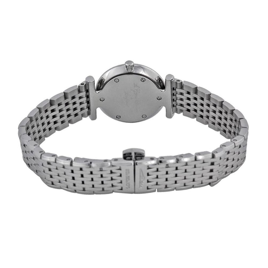 Longines La Grande Classique Diamonds White Dial Silver Steel Strap Watch for Women - L4.209.4.87.6