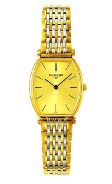 Longines La Grande Classique Tonneau 22 Yellow Gold Watch for Women - L4.205.2.32.7