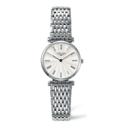 Longines La Grande Classique White Dial Silver Steel Strap Watch for Women - L4.209.4.71.6