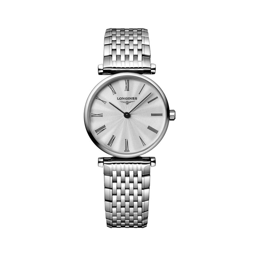 Longines La Grande Classique White Dial Silver Steel Strap Watch for Women - L4.209.4.71.6