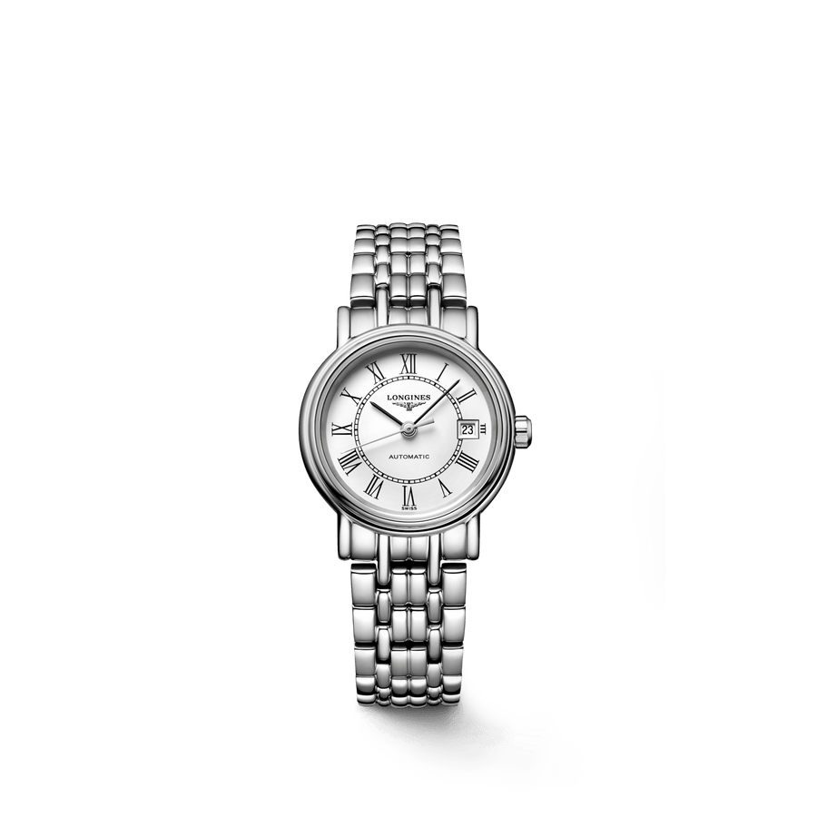 Longines Presence 25.5mm Automatic Stainless Steel Watch for Women - L4.321.4.11.6