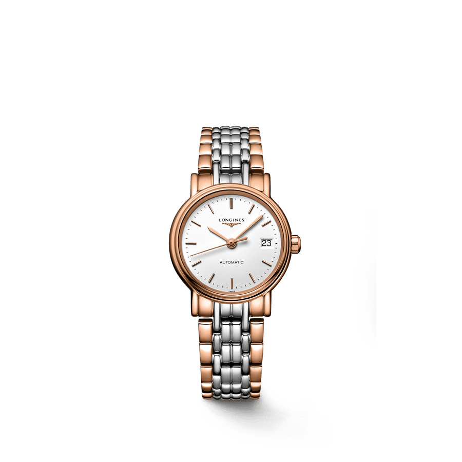 Longines Presence 30mm Automatic Two Tone Watch for Women - L4.321.1.12.7