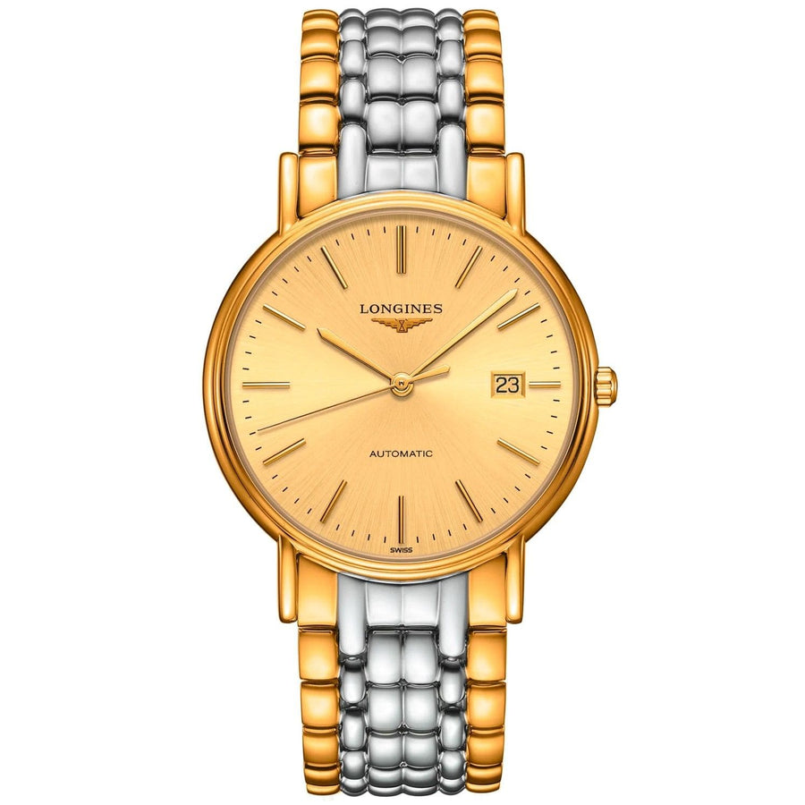 Longines Presence 38.5mm Automatic Stainless Steel Watch for Men - L4.921.2.32.7