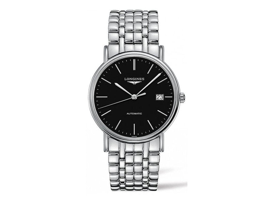 Longines Presence 38.5mm Automatic Stainless Steel Watch for Men - L4.921.4.52.6