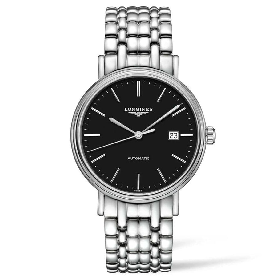 Longines Presence 38.5mm Automatic Stainless Steel Watch for Men - L4.921.4.52.6