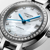 Longines PrimaLuna 26.5mm Automatic White Mother of Pearl Dial Silver Stainless Steel Watch for Women - L8.111.0.87.6