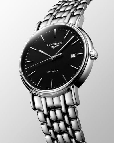 Longines Presence 38.5mm Automatic Stainless Steel Watch for Men - L4.921.4.52.6