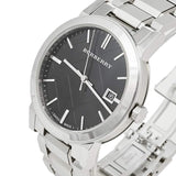 Burberry The City Black Dial Silver Stainless Steel Strap Watch for Women - BU9001